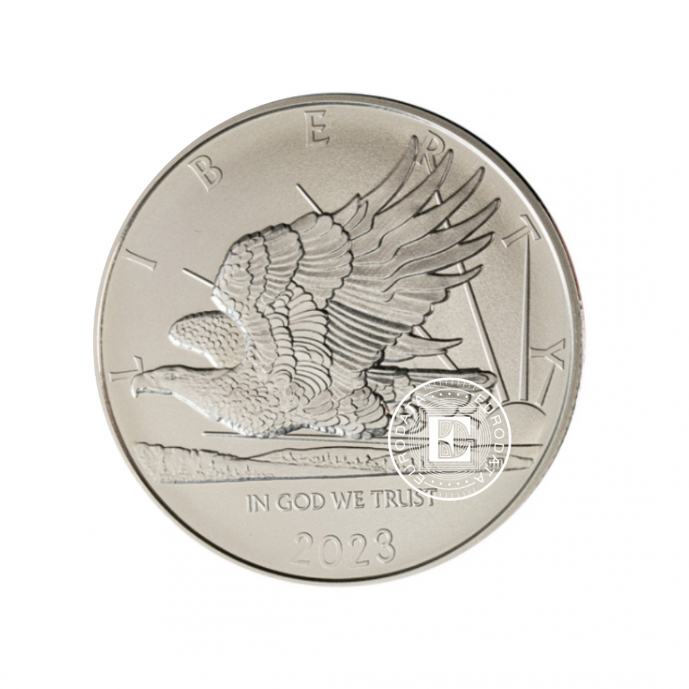 1 oz (31.10 g) silver coin John Mercanti - Eagle, Samoa